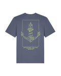 10 Years Crew Organic Shirt - Blue Grey