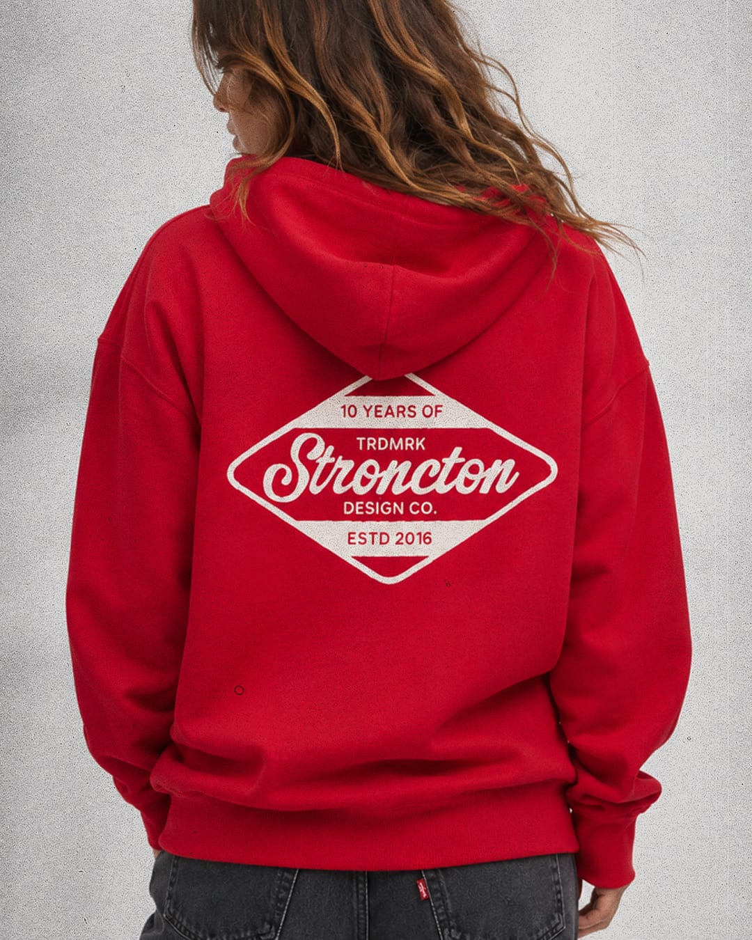 Nostalgia Organic Hoodie - Red